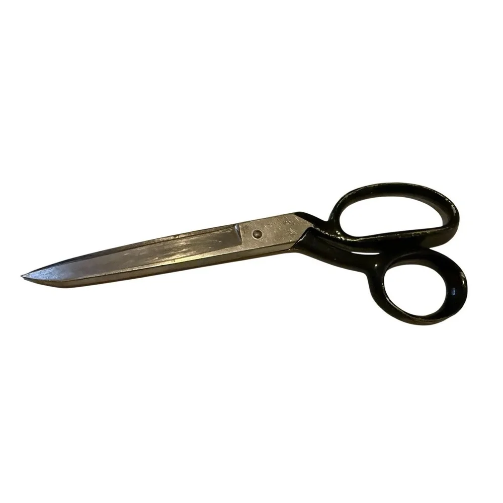 Vintage WISS Inlaid Shears Scissors Heavy Duty Steel Forged 8